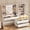 White-59"Wide, variant on 39.8" White Vanity Desk with Mirror and Lights, Modern Makeup Table with Charging Station and Storage