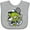 AC-Heather Grey, variant on Inktastic Tennis Ball Boys or Girls Baby Bib