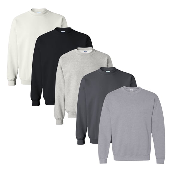 Gildan Crewneck Heavy Blend Sweatshirt for unisex | 8 oz Assorted Long Sleeve Size-S Bulk t-shirt