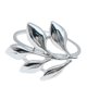 thumbnail image 3 of Billuyoard Servilleteros de hojas de otoño, 12 Uds., brazalete de bautizo dorado y plateado, servilletero de Metal, regalos de boda, decoración para Mostrada plata Billuyoard HA005464-02, 3 of 6