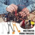 thumbnail image 3 of ZenCart Multimeter Probe Holder Precision SMD Testing Tool Converts Standard Leads to Stable Tweezers 3D Printed Gift for Engineers Hobbyists, 3 of 8