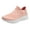 Pink, variant on CAICJ98 Womens Running Shoes Slip on Shoes for Women Cushioned Memory Foam Walking Sneakers with Arch Support,Black