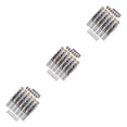 thumbnail image 2 of Baohd Headless Guitar Bridge Tailpiece for Headless Guitar Accessory Electric Silver 3Set, 2 of 6