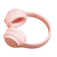 thumbnail image 4 of Auriculares inalámbricos para juegos con Bluetooth, multifunción, estéreo de alta fidelidad, cancelación de ruido, graves potentes, auriculares Bluetooth, color rosa melocotón, 4 of 5