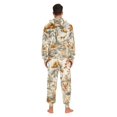thumbnail image 4 of FORMRS Onesies Pajama for Adults Unisex Hoodie Winter Jumpsuit One Piece Sleepwear, Sizes S-2XL, Forest Pattern, 4 of 7