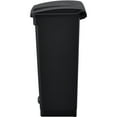 thumbnail image 3 of Plastic Rectangular Step On Trash Can, 23 Gallon, Black, 3 of 5