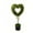 Green, variant on 2.5 Ft Heart Topiary Outdoor 1Sets 's Day Heart Shaped Topiary Trees Artificial Decorations Ball Planter Pots with Bow Pink