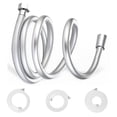 thumbnail image 6 of Universal Explosion-proof Anti Winding Water Tube Handheld Shower Head Hose Faucet Hose PVC WHITE 3M, 6 of 8