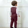 thumbnail image 3 of KyCheLot Boys Suits Set 3 Piece Long Sleeve Dress Shirt with Button down Vest and Dress Pants Formal Outfits 0-8 Years, 3 of 6