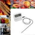 Digital Electric Meat Cooking Water Food Thermometer Probe Oven Bbq