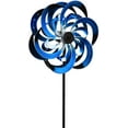 thumbnail image 6 of Evergreen 75 H Solar Wind Spinner, Blue Waves- Fade and Weather Resistant Outdoor Decor for Homes, Yards and Gardens, 6 of 7