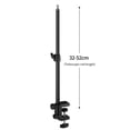 thumbnail image 4 of GLFILL Adjustable Desk Mount Camera Stand With Ball Head 32-52cm Retractable Aluminum Alloy Clamp For DSLR Ring Light Live Streaming A, 4 of 9