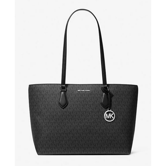 Michael Kors Women's Sheila Large Signature Logo Tote Bag Black 35T4S6HT3B-001