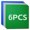 Multicolor, variant on 6 Pack Building Baseplates 10" x 10" Set - 2 Green, 2 Blue, 2 Gray, 32x32 Stud Compatible with All Major Brands for Forest, Ocean and City