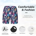 thumbnail image 5 of Lsque Mens Swim Trunks cool Skull colorful Pattern - Bathing Suit Compression Liner - Beach Swim Shorts Swimwear - (S-3XL) - Stretch Quick Dry -Small, 5 of 9