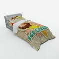 thumbnail image 2 of Ambesonne Ice Cream Bedding Set 3 Pcs, Vintage Funky, Twin, Multicolor, 2 of 2