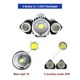 thumbnail image 3 of Luz para bicicleta Irfora LED Antorcha con 3 bombillas Juego de luces para bicicleta recargables por USB Irfora Luz de la bici, 3 of 7