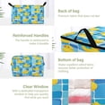 thumbnail image 4 of WOBOGO Tile Yellow Duck Clothes Storage 2Pack Foldable Thick Fabric Blanket Organizer Bag with Handle 21.65×13.78×12.4in, 4 of 7
