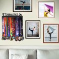 thumbnail image 4 of Goutoports Medal Holder Hanging Shelf for 60+ Awards – Easy to Install, Sturdy Black Steel Metal, 4 of 7