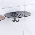 thumbnail image 2 of Harpily 50% Off Clear! Organizer Rack Bathroom Soap Dish Storage Holder Rack Soapbox Plate Tray Drain, 2 of 5