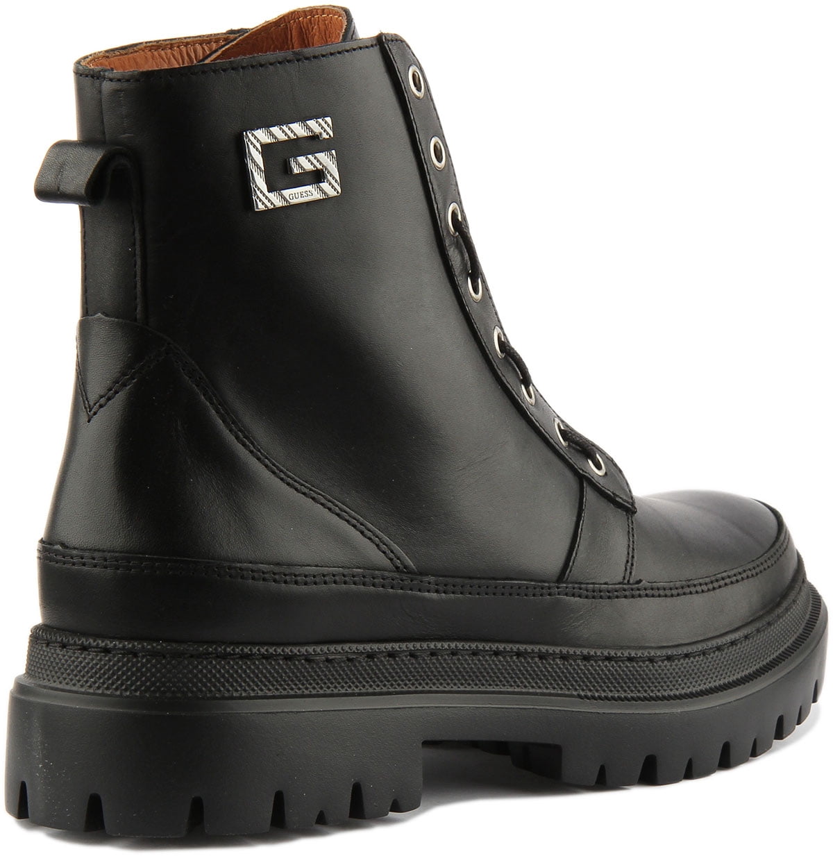 Guess Men’s REID2 Leather Boots Zippers Suede Black Size 9 Guess Tesero Men main image 2