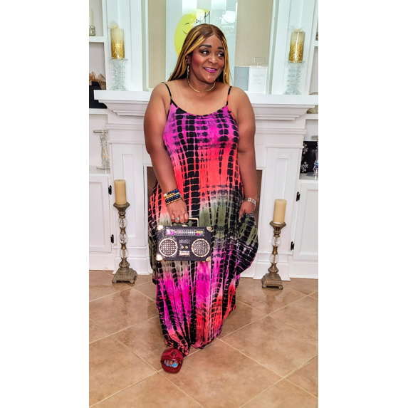 Graffiti Highlights Women Maxi Dress