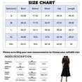 thumbnail image 3 of Women's Dress Three Quarter Sleeve Elegant with Belt and Pocket Chic Midi Dress for Spring Fall Party Office,Wine,XL, 3 of 5