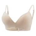 thumbnail image 2 of Tqyyweavej Women's Push Up Bras Lightly Lined Backless Balconette Bras Seamless Breathable Everyday Wireless Bras Size S to 3XL, 2 of 6