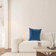 thumbnail image 5 of 2-piece Set Decorative Fluffy Hold Pillowcase Sofa Feature Sofa Pillow Set suitable for Bed Living Room Square pillowcase 18X18 inches - blue, 5 of 5