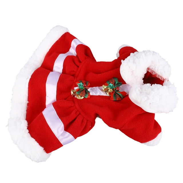 Vestido navideño para perros Bling Bling poliéster