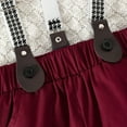 thumbnail image 7 of Gentleman Wedding Outfits Button Down Shirt Suspenders Pants First Birthday Boy Outfit Toddler Outfit 6-12 Months, 7 of 7