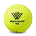 thumbnail image 2 of DIAWINGS MAX DISTANCE GOLF BALL YELLOW 12 Balls, 2 of 7