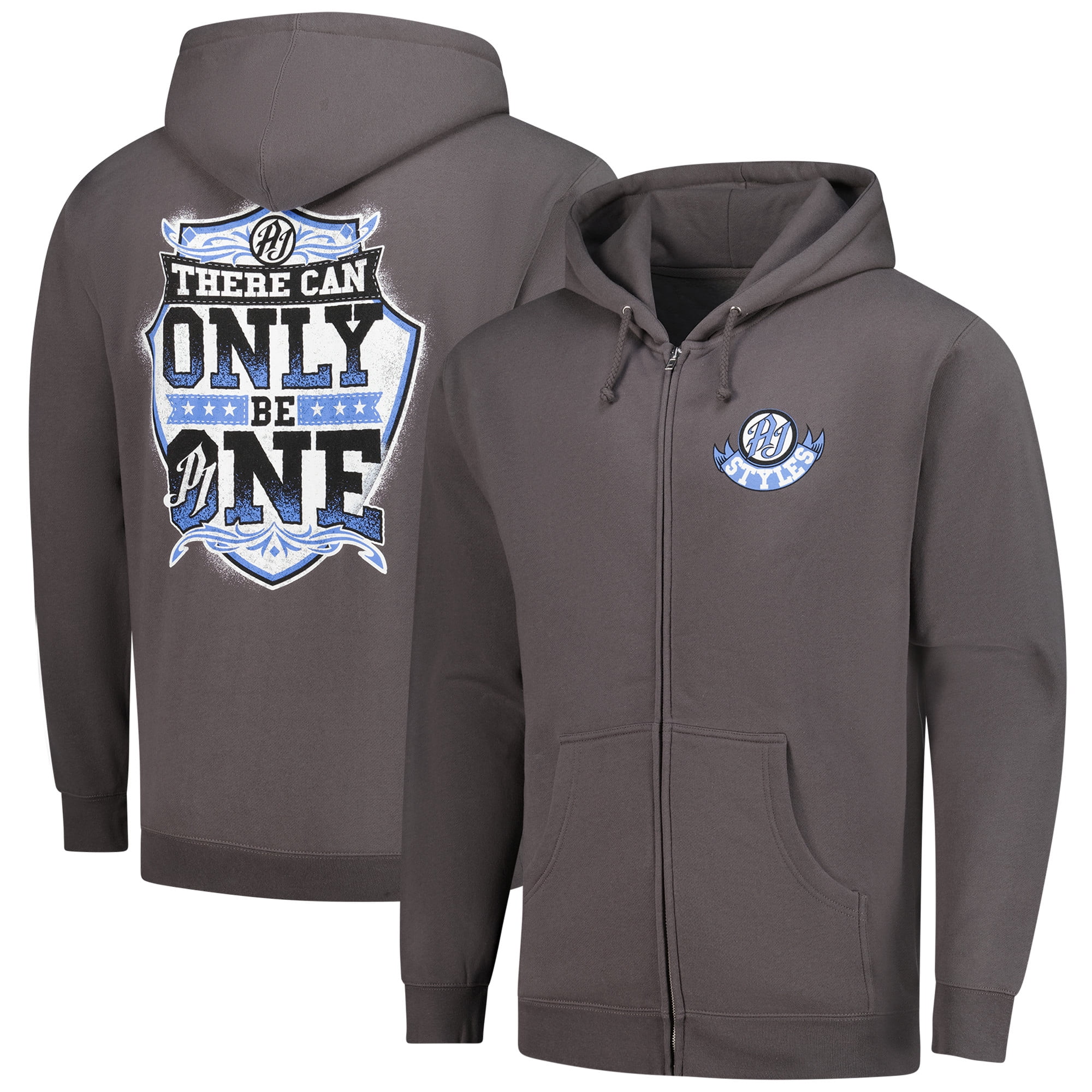 Men's J!NX Roadhog Gray Overwatch Ultimate Full-Zip Hoodie