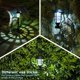 thumbnail image 2 of Luces solares para caminos al aire libre, 4 luces solares para patio, luces LED impermeables para paisajes para patio, césped, patio, jardín, camino, pasarela o entrada (blanco frío) oso de fresa Electrónica, 2 of 5