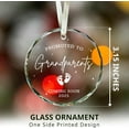 thumbnail image 2 of Great Grandparents Baby Announcement - Small Pregnancy Announcement for Grandparents - Grandma to Be Gifts for New Baby - Gifts for First Time Grandparents - Glass Baby Coming Soon Ornament 2025, 2 of 9