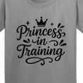 thumbnail image 4 of Inktastic Princess in Training Crown Graphic Youth T-Shirt, 4 of 5