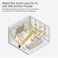 thumbnail image 6 of Vornado VH200 Space Heater with Vortex Circulation Technology, Champagne (New), 6 of 8