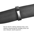 thumbnail image 2 of 10 Pieces Belt Loop Slider Multipurpose Bag Strap Buckle Quick Slip Keeper Backpack Outdoor Camping Connecting Accessories, 2 of 9