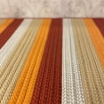 thumbnail image 3 of Colonial Mills 7' x 10' Red and Orange All Purpose Handcrafted Striped Reversible Rectangular Area, 3 of 4