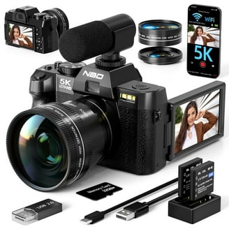 NBD 4K 48MP Digital Camera, Compact Vlogging Camera with 3.0 Inch
