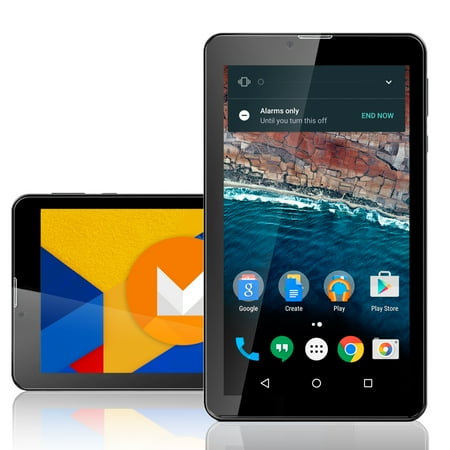 Tablet With Television Dual Sim Android 7-inch Tablet PC w/ Dual SIM Slots, Dual Core 1.3GHz, 4GB, Dual Camera(5MP + 2MP), WiFi, Bluetooth - Black ()