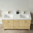 thumbnail image 6 of Miseno Mv799060-Nm Zaragoza 60" Free Standing Double Basin Vanity Set - Classical Gray, 6 of 7