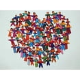 thumbnail image 1 of Heart People 100 pequeños muñecos preocupados. 50 niños y 50 niñas, 1 of 1