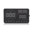 thumbnail image 1 of MAYUJIAA M9 5.5'' Car HUD Head Up Display OBD OBD2 Speed Warning System Windscreen Projector Vehicle RPM QM321-40266, 1 of 13