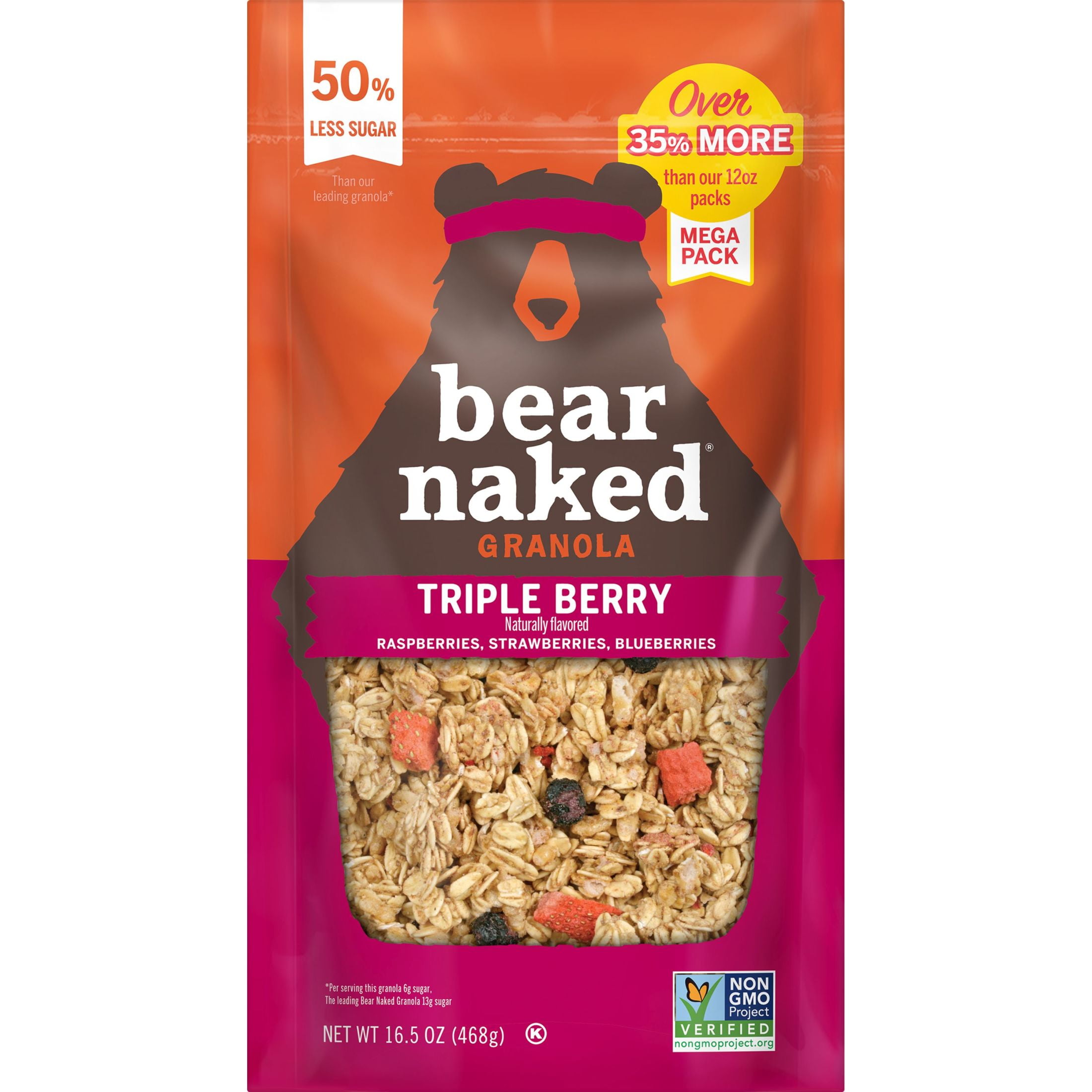 Bear Naked Triple Berry Granola Cereal, 16.5 oz