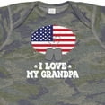 thumbnail image 4 of Inktastic I Love My Grandpa Military Grandson Boys or Girls Baby Bodysuit, 4 of 5