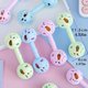 thumbnail image 2 of 1pc Baby Rattle, Musical Instrument , For Children's Early Education And Enlightenment, Baby Two Head Hand-held Rattle Toy, 2 of 4