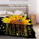 thumbnail image 4 of LHSHID Sunflower Blanket Beautiful Sunflowers Throw Blanket Soft Flannel Lightweight Blanket Gifts for Women Kids Adults 50"x60", 4 of 7