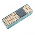 thumbnail image 4 of AMLESO 40 Pieces Wooden Alphabet Number Stamps Crafts for Happy Planner Card Making A, 4 of 8