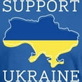 thumbnail image 3 of CafePress - Support Ukraine Men's Fitted T Shirt (Dark) - Men's Fitted T-Shirt, 3 of 4